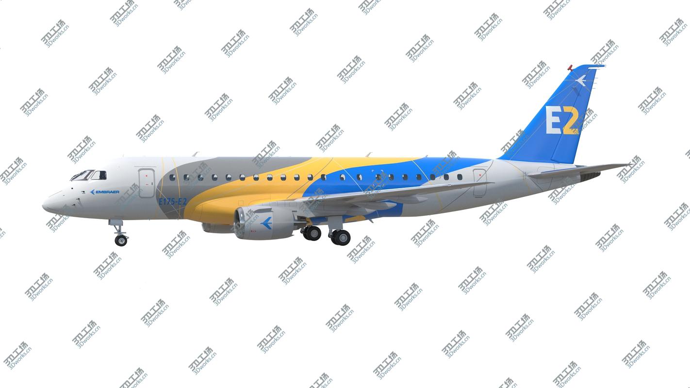 images/goods_img/20210319/Embraer E-Jet E175-E2 3D/3.jpg